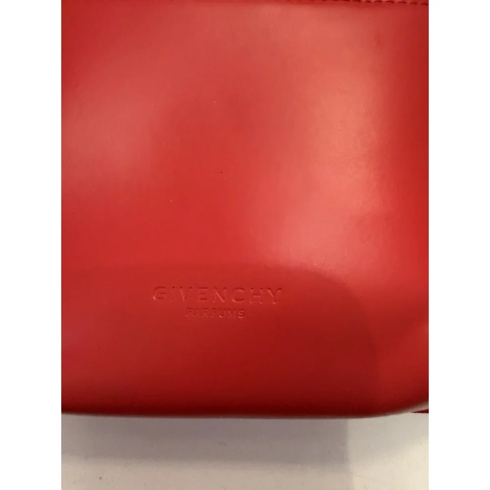 Givenchy Parfums‎ Red Small Makeup Pouch Coin Purse.